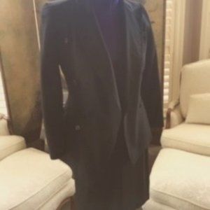 Vintage 80's Claude Montana Ladies Power Suit 40 (6) Black